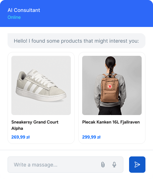 Intelligent AI Chat with Store Access